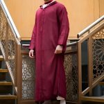 Jabador Maroc Djellaba Soussdi Debbana Homme - Grenat