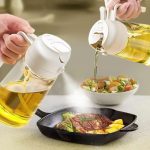 Pulvérisateur D'Huile En Verre 2 En 1 Klink – Anti-Goutte Avec Diffuseur De Brume Fine 470 Ml – Idéal Pour Friteuse À Air Et Cuisson