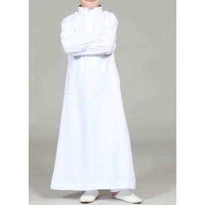 Jabador Maroc Qamis Garçon - Blanc