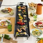Grille/planche de cuisson antiadhésif électrique 70.5*23.5cm 1800W BL-603