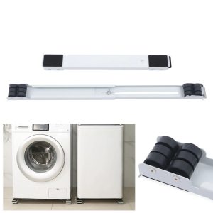 Porte-lave-linge et réfrigérateur avec roues – Support mobile pour appareils lourds