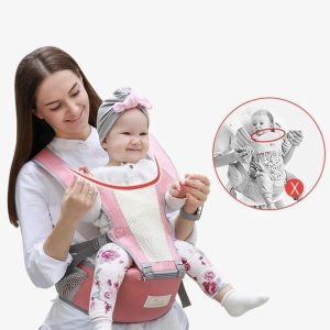 Porte-bébé Confortable – Porte-bébé Multi-usage pour Nouveau-nés et Enfants (1-48 mois)