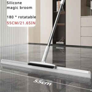 Vadrouille Magique 2 en 1 – Brosse de Nettoyage et Mop Multifonction