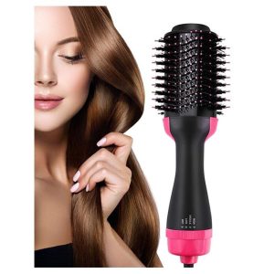 Brosse chauffante 3 en 1 - Séchoir et lisseur pour des cheveux lisses et brillants