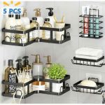Set de 5 Étagères Murales – Rangement Pratique pour Salle de Bain et Cuisine