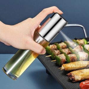 Bouteille de pulvérisateur d'huile 2 - Distributeur d'huile pour cuisine et barbecue