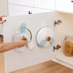 Support de rangement pour couvercles - Organisateur de cuisine ajustable
