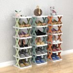 Organisateur de chaussures – Design empilable pour un rangement pratique
