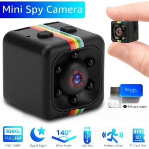 Caméra Mini SQ11 HD 1080P - Caméra Ultra Compacte avec Vision Nocturne et Haute Résolution