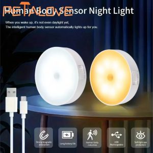 Lampe LED Rechargeable avec Détecteur de Mouvement – Éclairage Sans Fil