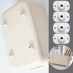 Lot 4 Pcs Roulettes Pivotantes Auto-Adhésives Mini Roulettes Pivotantes à 360°