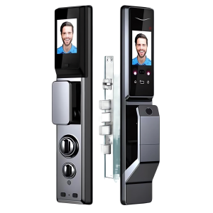 Serrure de porte intelligente à reconnaissance faciale avec caméra Wifi APP Tuya