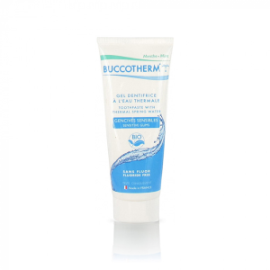 BUCCOTHERM Gel Dentifrice Bio à l'Eau Thermale pour Gencives Sensibles Sans Fluor - 75ml