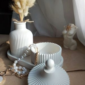 Ensemble Décoratif en Céramique - 4 Pièces