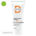Dermalliance D-WHITE Crème Solaire invisible Spf50+ – 50ml