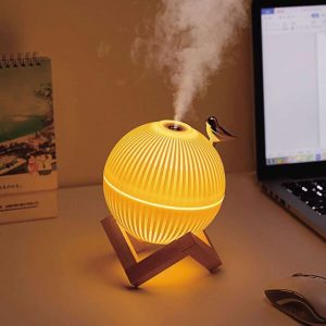 Humidificateur d'alouette, Trois niveaux de lumière ambiante, deux modes de brouillard