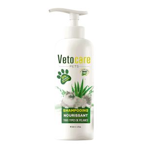 VetoCare Pets - Shampoing Nourrissant à l'Aloe Vera (200 ml)