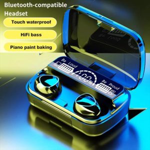 Écouteurs sans fil M10 TWS – Bluetooth 5.1, son HiFi, autonomie longue