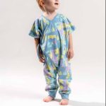 Grenouillère croisé unisexe Animaux une pièce – wowo