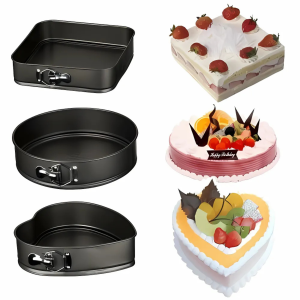 Ensemble de 3 Moules à Gâteau