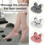 Nettoyeur de pieds en silicone - Tapis antidérapant exfoliant et massant