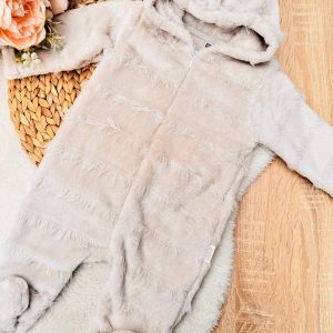 Combinaison à capuche Welsoft polaire beige