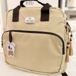 sac à langer à dos 2 en 1 multipoches – intemporel et fonctionnel