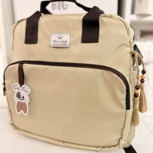 sac à langer à dos 2 en 1 multipoches – intemporel et fonctionnel