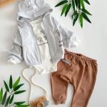 Jogging 3 pièces en coton doux et respirant : Animal Kingdom