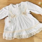 Robe Flamenco en dentelle avec bandeau : coton biologique