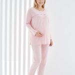 Ensemble 2 pièces pyjama grossesse et allaitement