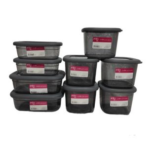 Foly life Ensemble des boitiers alimentaire de 9 boites transparents article 99-02