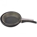 Kenz Poele A Frire avec panier en granite 26 CM Brown G-lineshop