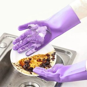 Gants de cuisine en Silicone gants de nettoyage
