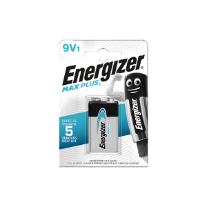 Energizer Max Plus Alcaline 9V, pack de 1 Pile