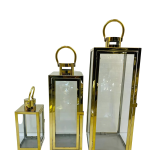 Bougeoir en acier inoxydable, lanterne décoratives pour la décoration de la maison, disponible en cuivre, Rose, or