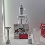 Kraft line Mixeur plongeant 2 vitesses inox 4 in 1 puissance 700w