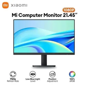 Moniteur de bureau – XIAOMI – Mi Desktop Monitor – 21,45 pouces – FHD 1080P – 75Hz – Noir