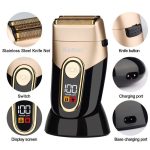Kemei KM-3209 Rechargeable Beard Shaver Electric Shaver Men Electric Razor Floating Hair Trimmer Face Care