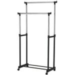 porte-vêtements télescopique à deux pôles Double pole Telescopic Rack