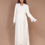 Ensemble pyjama et peignoir respirants – Douceur et confort pour les mamans