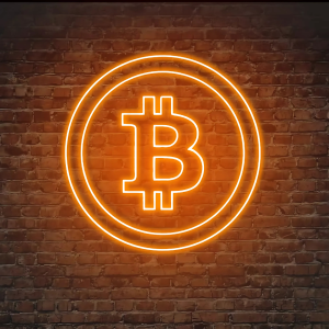 Led néon mot B 32/32cm (plexi glace 5mm)