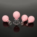 Lot de 4 ventouses en silicone pour les soins du visage et du corps