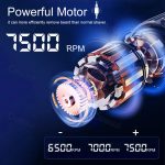 Kemei km 2026 Rasoir électrique rechargeable, coupe-barbe des hommes