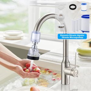 Robinet Filtre Purificateur d’Eau - 3 Modes et Rotation 360°