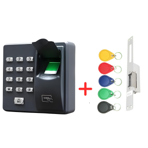 Pack Contrôle D'accès Empreintes + Badges